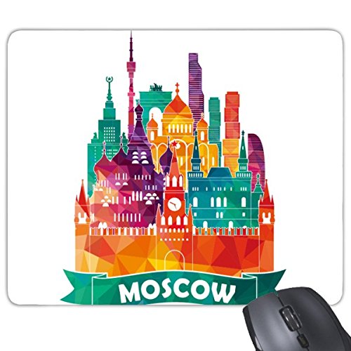 DIYthinker Moskau Kathedrale Malerei-Muster Illustration Rectangle Griffige Gummi Mousepad Spiel-Mausunterlage von DIYthinker