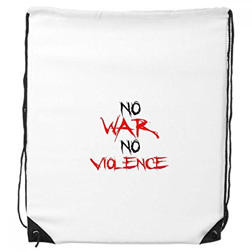 DIYthinker No War No Violence Love Peace Welt-Rucksack-Shopping Sport Taschen Geschenk von DIYthinker