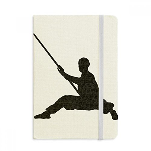 DIYthinker Shaolin-Stick chinesischen Mönch Soldat Kultur Notebook Stoff Hard Cover Klassisches Journal Tagebuch A5 A5 (144 X 210mm) Mehrfarbig von DIYthinker