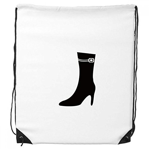 DIYthinker Simple Graphics Schwarz High Heels Silhouette Rucksack-Shopping Sport Taschen Geschenk von DIYthinker