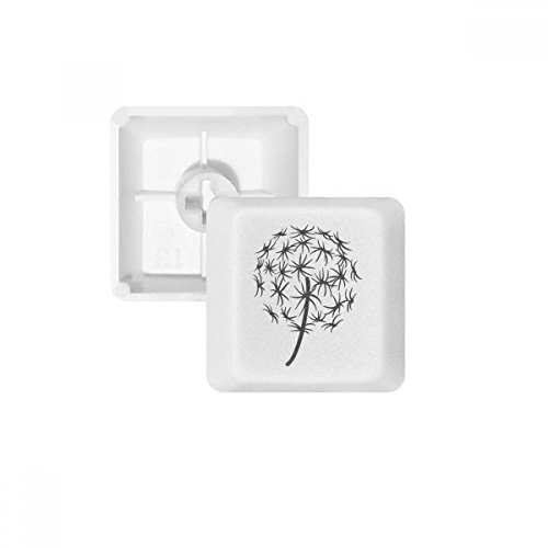 DIYthinker Stern Dandelion Silhouette-Blumen-Anlage PBT Keycaps für Nein Mechanische Tastatur Weiß OEM Kennzeichnung Drucken von DIYthinker