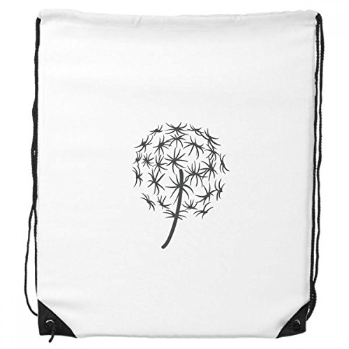 DIYthinker Stern Löwenzahn Silhouette-Blumen-Anlage Rucksack-Shopping Sport Taschen Geschenk von DIYthinker