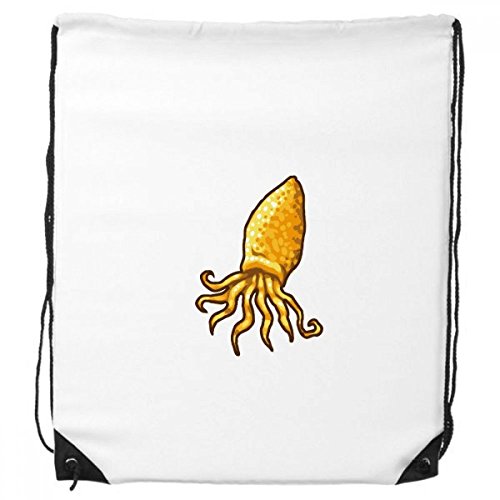 DIYthinker Yellow Octopus Marine Life Muster-Rucksack-Shopping Sport Taschen Geschenk von DIYthinker