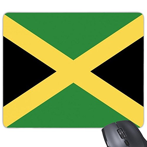 Jamaika National Flagge North America Country Symbol Mark Muster Rechteck Rutschfeste Gummi Mauspad Spiel Maus Pad von DIYthinker
