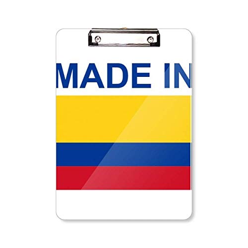 Made in Colombia Country Love Klemmbrett Ordner Schreibblock Trägerplatte A4 Made in Colombia Country Love Klemmbrett Ordner Schreibblock Trägerplatte A4 von DIYthinker