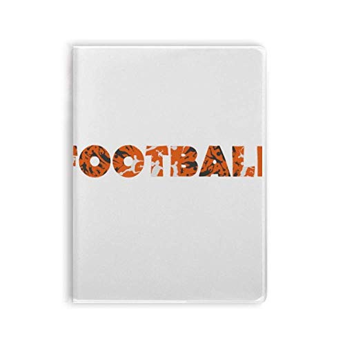 Notizbuch mit weichem Einband, Motiv: Fußball, Orange Notizbuch mit weichem Einband, Motiv: Fußball, Orange von DIYthinker