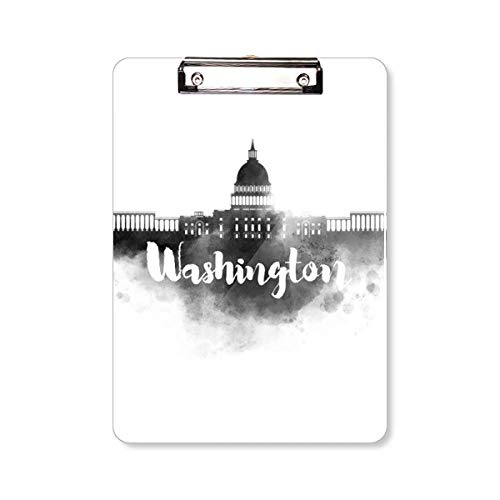 Washington America Landmark Ink City Klemmbrett Ordner Schreibblock Trägerplatte A4 von DIYthinker