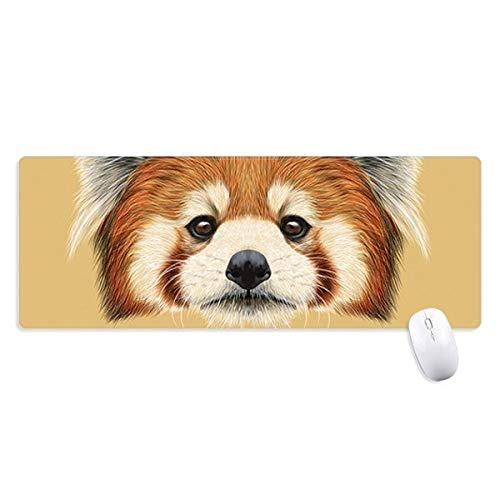 beatChong Chestnut Wild Red Panda Tier Griffige Mousepad Große Erweiterte Spiel Büro titched Kanten Computer-Mat Geschenk von DIYthinker