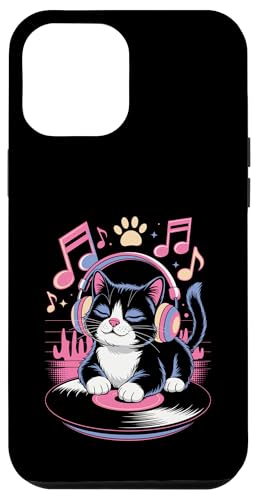 Cute DJ Cat With Headphones Spinning Vinyl And Music Notes Hülle für iPhone 12 Pro Max Cute DJ Cat With Headphones Spinning Vinyl And Music Notes Hülle für iPhone 12 Pro Max von DJ Cat Vibes For Music Lovers And Cute Feline Fans