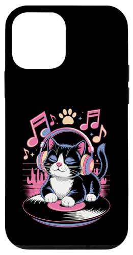 Cute DJ Cat With Headphones Spinning Vinyl And Music Notes Hülle für iPhone 12 mini Cute DJ Cat With Headphones Spinning Vinyl And Music Notes Hülle für iPhone 12 mini von DJ Cat Vibes For Music Lovers And Cute Feline Fans