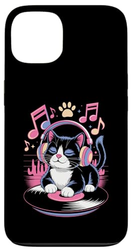 Cute DJ Cat With Headphones Spinning Vinyl And Music Notes Hülle für iPhone 13 Cute DJ Cat With Headphones Spinning Vinyl And Music Notes Hülle für iPhone 13 von DJ Cat Vibes For Music Lovers And Cute Feline Fans