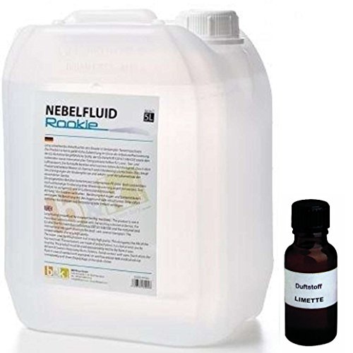 5 Liter DJPower Nebelfluid ROOKIE + 30 ml Duftstoff Limette-Zitrone, Smoke-Fluid, Nebel-Fluid-Flüssigkeit für Nebelmaschine 5 Liter DJPower Nebelfluid ROOKIE + 30 ml Duftstoff Limette-Zitrone, Smoke-Fluid, Nebel-Fluid-Flüssigkeit für Nebelmaschine von DJPower