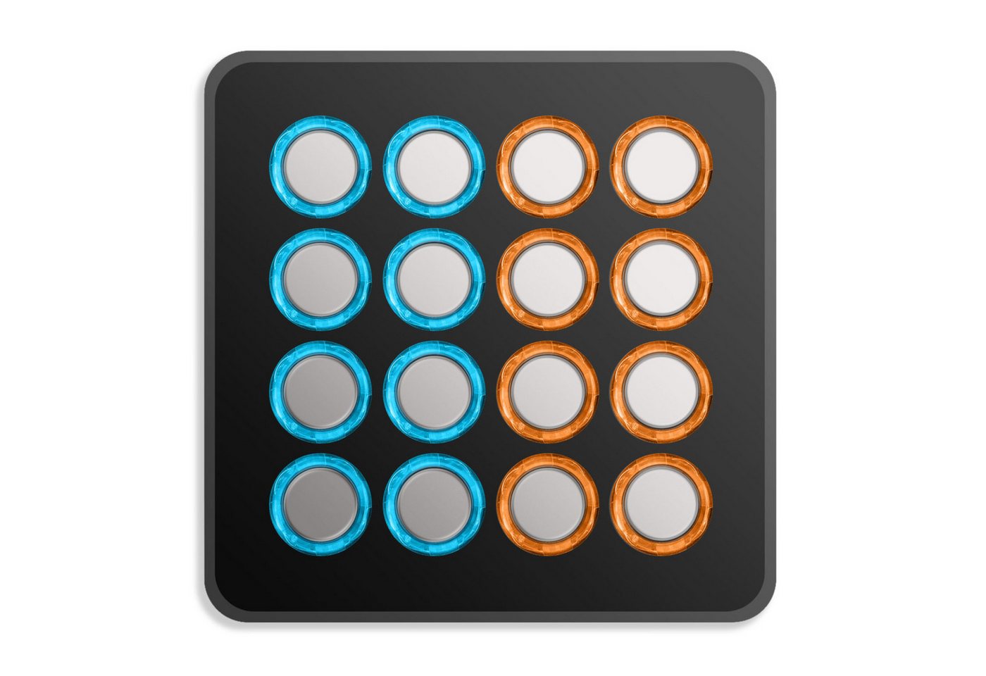 DJ TECHTOOLS DJ Controller, Midi Fighter Spectra, Silver Limited Edition - DJ Controller DJ TECHTOOLS DJ Controller, Midi Fighter Spectra, Silver Limited Edition - DJ Controller von DJ TECHTOOLS