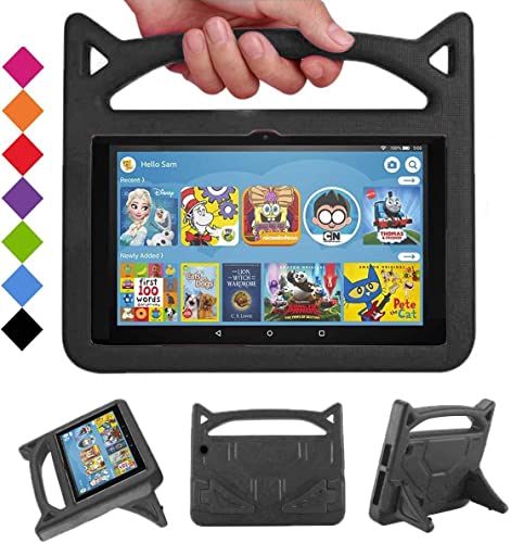 Case for 8 Inch Tablet (10th Generation,2020 Release)-Lightweight Shockproof Kids Case Cover for 8 inch Tablet,Black von DJ&RPPQ