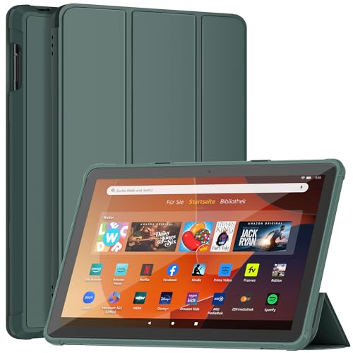 DJ&RPPQ Schutzhülle für alle 10 Tablets der 13. Generation 2023, auch für Sony Nokia mit 8 Zoll (20,3 cm) – schlanker, faltbarer Ständer, Folio-Schutzhülle für 10 mit automatischer von DJ&RPPQ