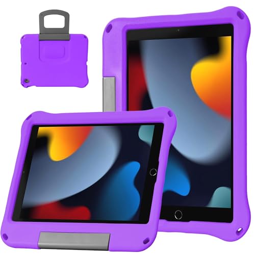 Kinder-Hülle für HD 8 Tablet (10. Generation, 2020 Release) - DJ & RPPQ Kindersichere Hülle mit Ständer für HD 8 Tablethüllen - Violett von DJ&RPPQ