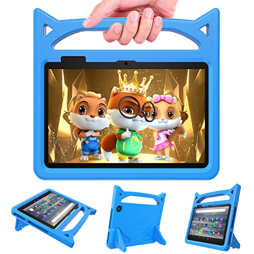 Schutzhülle für 17,8 cm (7 Zoll) Tablets für Kinder 2022, leicht, stoßfest, kindersicher, Schutzhülle mit Griff, eingebauter, faltbarer Ständer für 7 Zoll (17,8 cm) Tablet. (Nicht kompatibel mit iPad von DJ&RPPQ