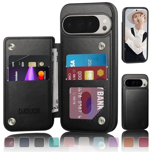 DJDUCK Schutzhülle für Google Pixel 9 Pro XL 5G, Brieftasche mit Kartenhalter, Magnetverschluss, Folio-Abdeckung, RFID-blockierender Lederschutz, stoßfest, für Damen und Herren, für Pixel 9 Pro XL DJDUCK Schutzhülle für Google Pixel 9 Pro XL 5G, Brieftasche mit Kartenhalter, Magnetverschluss, Folio-Abdeckung, RFID-blockierender Lederschutz, stoßfest, für Damen und Herren, für Pixel 9 Pro XL von DJDUCK