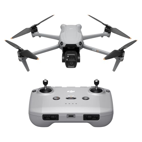 DJI Air 3S (RC-N3), Drohne mit 4K-Kamera, Dual-Kameradrohne mit 1" CMOS Weitwinkelkamera, 4K/60fps HDR Video und Dynamikumfang von 14 Blendenstufen, 45 Min. maximale Flugzeit, 20 km Videoübertragung von DJI