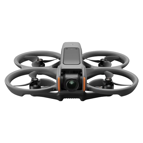 DJI Avata 2 (nur Drohne), FPV-Drohne mit 4K-Kamera, immersiver Flug, mit Propellerschutz, einfache Flips/Rollen, superweites 155° Sichtfeld, kompatibel mit RC Motion 3, POV Content Kamera-Drohne von DJI