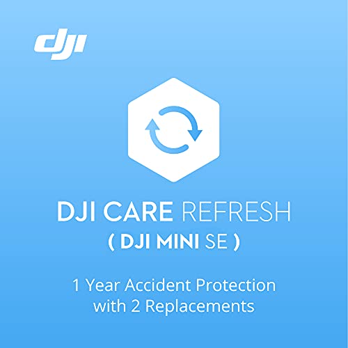 DJI Care Refresh für DJI Mini SE (1-Jahres-Plan) 2 schnelle Austauschgeräte innerhalb von 1 Jahr, um Wasserschäden, Kollisionen und Flyaway abzudecken von DJI
