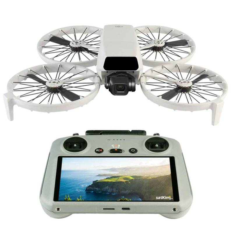 DJI Flip inkl. RC 2 Fernsteuerung mit Bildschirm (Drohne mit UHD 4K Kamera 48MP 31 Min. Flugzeit) von DJI