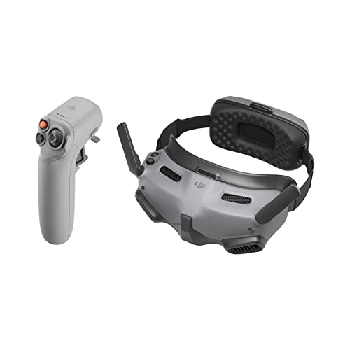 DJI Goggles Integra Motion Combo-Immersive Bewegungssteuerung, leichte und handliche FPV Goggles mit integriertem Design, Micro-OLED Displays, DJI O3+ Videoübertragung, HD mit niedriger Latenz von DJI