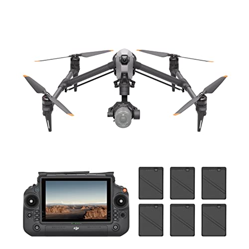 DJI Inspire 3 Standard-Combo, Vollformat-8K-ProRes RAW/CDNG, Ultraweite 1/1,8″ Nachtsicht-FPV-Kamera, Dualformat-Konfigurationen, O3 Pro Videoübertragung von DZGlobal