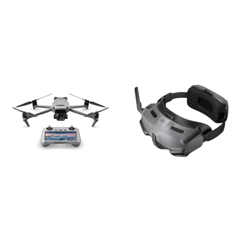 DJI Mavic 3 Classic (DJI RC) - Kameradrohne & Goggles Integra – leichte und tragbare FPV-Goggles von DJI