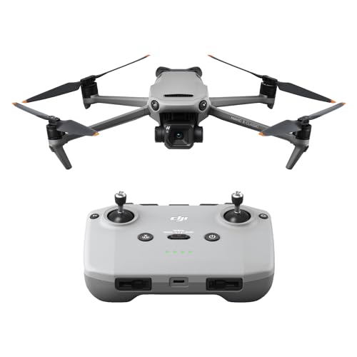 DJI Mavic 3 Classic - Kameradrohne, 4/3 CMOS Hasselblad-Kamera, DJI RC-N1 Fernsteuerung, 5.1K HD-Video, 46 min Flugzeit, Hindernisvermeidung, DJI-Drohne, 15 km Übertragungsreichweite von DJI