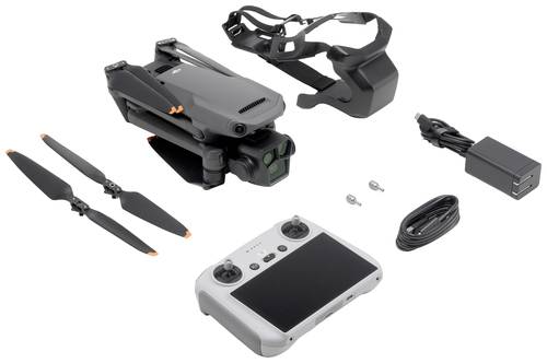 DJI Mavic 3 Pro (RC) Quadrocopter 100% RtR Kameraflug, Profi Hellgrau (matt) von DJI