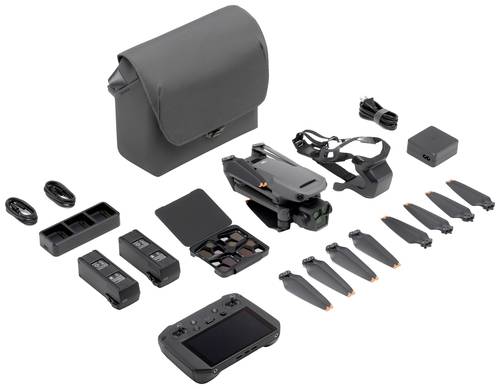 DJI Mavic 3 Pro Fly More Combo (RC PRO) Quadrocopter 100% RtR Kameraflug, Profi Grau von DJI