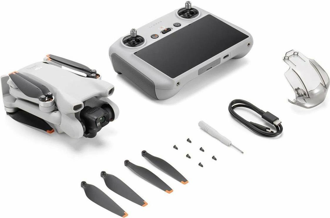DJI Mini 3 (RC) 4 Rotoren Mini-Drohne 48 MP 3840 x 2160 Pixel 2453 mAh Grau - Weiß (CP.MA.00000780.01) von DJI