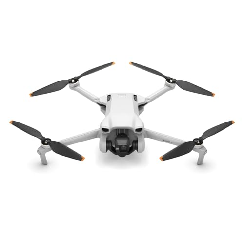 DJI Mini 3 (nur Drohne) – Leichte und faltbare Mini-Kameradrohne mit 4K HDR-Video, 38 min Flugzeit, echten vertikalen Aufnahmen und intelligenten Funktionen. (Fernsteuerung separat erhältlich.) von DJI
