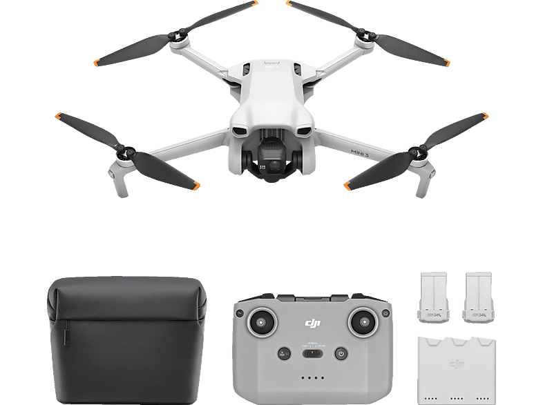 DJI Mini 3 Fly More Combo EU Drohne, Grau/Weiß von DJI