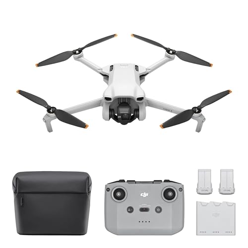 DJI Mini 3 Fly More Combo – Leichte und faltbare Mini-Kameradrohne mit 4K HDR-Video, 38 min Flugzeit, echten vertikalen Aufnahmen und intelligenten Funktionen, Fernsteuerung, Grau, für Alle DJI Mini 3 Fly More Combo – Leichte und faltbare Mini-Kameradrohne mit 4K HDR-Video, 38 min Flugzeit, echten vertikalen Aufnahmen und intelligenten Funktionen, Fernsteuerung, Grau, für Alle von DJI