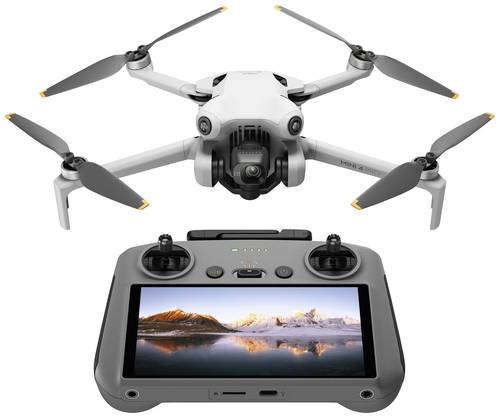 DJI Mini 4 Pro (RC 2) inkl. Smart Controller Quadrocopter RtF Kameraflug Hellgrau (matt) von DJI