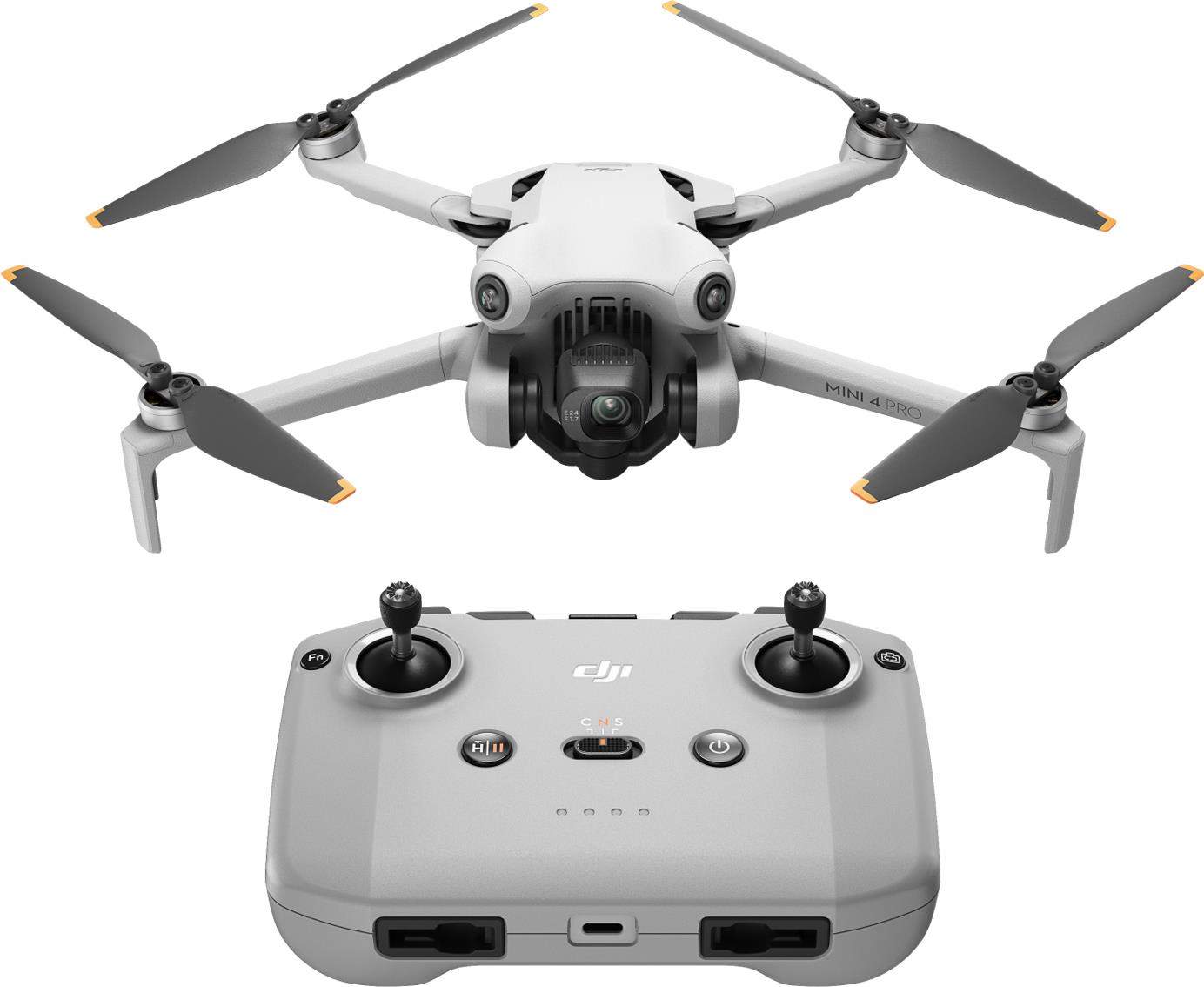 DJI Mini 4 Pro 4 Rotoren Quadrocopter 48 MP 3840 x 2160 Pixel 2590 mAh Schwarz - Weiß (148581) von DJI