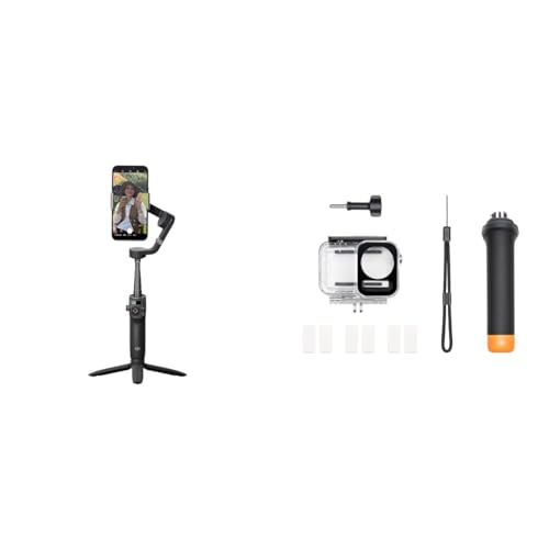DJI OSMO Mobile 6 Smartphone-Stabilisator, dreiachsig für Telefone & Osmo Action Tauch-Zubehörset von DJI