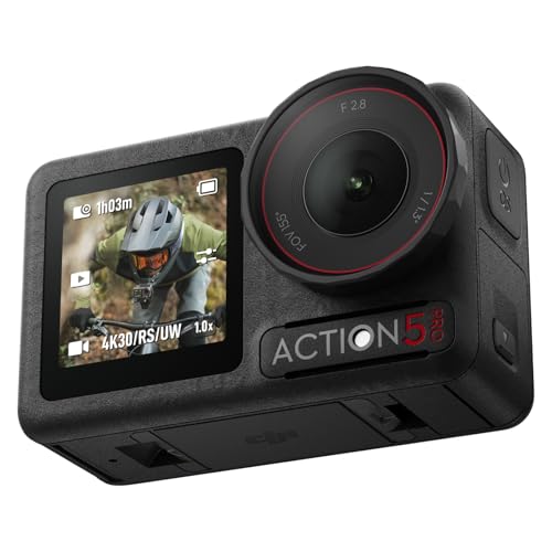 DJI Osmo Action 5 Pro Essential Combo, wasserdichte Kamera mit 1/1,3“ Sensor, 4K/120fps Video, Motivverfolgung, Stabilisierung, Dual OLED Touchscreens, Action Kamera 4K Ideal für Sport, Vlog DJI Osmo Action 5 Pro Essential Combo, wasserdichte Kamera mit 1/1,3“ Sensor, 4K/120fps Video, Motivverfolgung, Stabilisierung, Dual OLED Touchscreens, Action Kamera 4K Ideal für Sport, Vlog von DJI