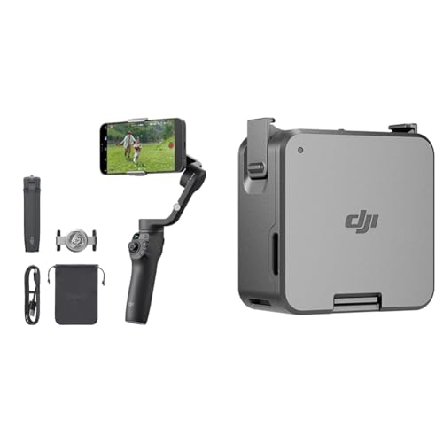 DJI Osmo Mobile 6 Gimbal-Stabilisator für Smartphones & Action 2 Akku-Modul von DJI