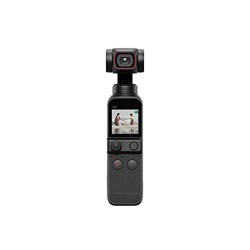 DJI Pocket 2 - 3-Achsen Kamerastabilisierung 4K, Vlog, Ultra-HD-Video, 64 MP hochauflösendes Foto, 1/1.7” CMOS, Lärmreduzierung, Zeitraffer, Slow Motion, 8x Zoom, Livestreaming von DJI