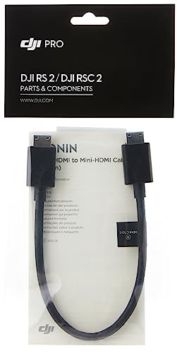 DJI R Mini-HDMI auf Mini-HDMI Kabel (20 cm) - Verbinden Sie den Mini-HDMI-Anschluss der Kamera mit dem Mini-HDMI-Anschluss von DJI Ronin, Kabellänge: 20 cm von DJI