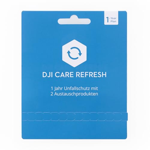 DJI RS 2 Care Refresh (1 Jahr) - VIP Serviceplan für Ronin S 2, bis zu 2 Ersatzprodukte innerhalb von 12 Monaten, Abdeckung von Sturz- und Wasserschäden, Aktiviert innerhalb von 30 Tagen von DJI