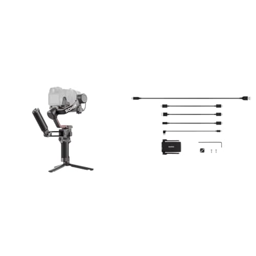 DJI RS 3 Combo – 3-Achsen Gimbal-Stabilisator für DSLR- und spiegellose Kameras, 3 kg Zuladung, automatische Achsensperren, 1,8" Touchscreen, schwarz & Ronin RavenEye Bildübertragungssystem von DJI