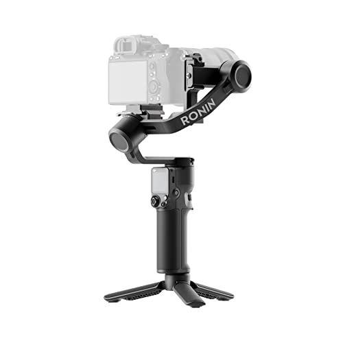 DJI RS 3 Mini, Leichter Stabilisator mit auf DREI Achsen stabilisiertem Gimbal für Canon/Sony/Panasonic/Nikon/Fujifilm, 2 kg getestete Zuladung, Bluetooth-Aufnahmetaste, Native vertikale Aufnahme von DJI