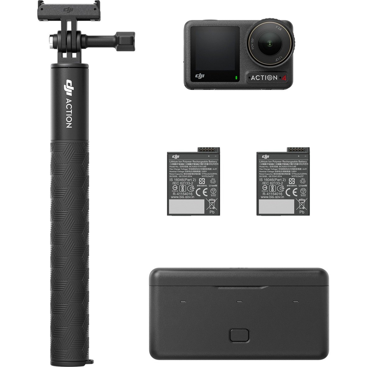 Osmo Action 4 Adventure Combo, Videokamera von DJI