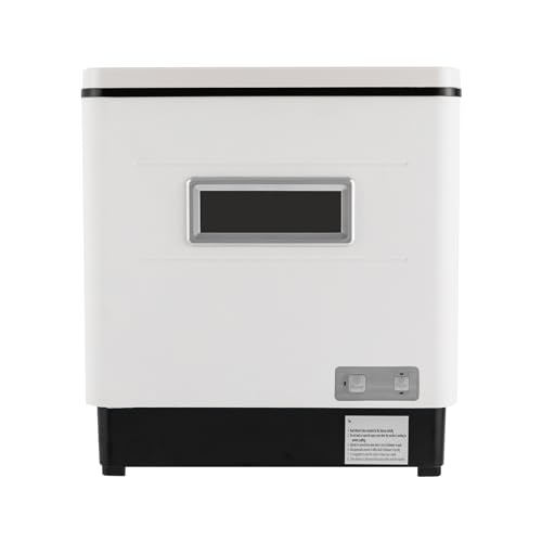 Edelstahl Geschirrspüler 60L Smarter Geschirrspüler Mini Spülmaschine mit Hitze tötet Funktion Tischgeschirrspüler freistehen von DJOAIUYF