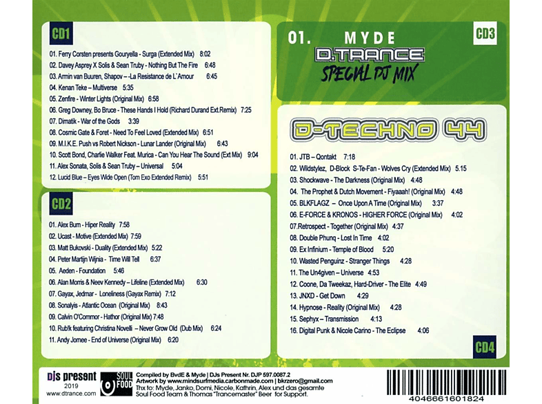 VARIOUS - D.Trance Vol.87 (incl.D.Techno 44) (CD) von DJS PRESEN