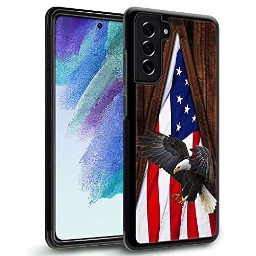 DJSOK Schutzhülle für Samsung Galaxy S20 FE, luxuriöses Muster, stoßfest, robust, für Mann und Frau, Adler, amerikanische Flagge von DJSOK